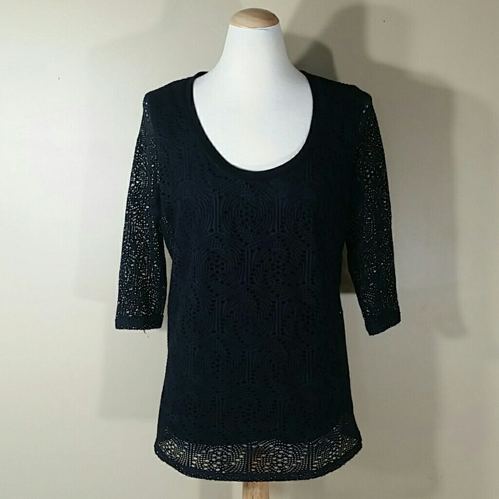 Saks Fifth Avenue black shirt